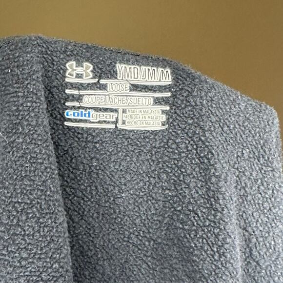 Under Armour Boys Black Zip Hoodie Jacket Medium - Picture 4 of 4